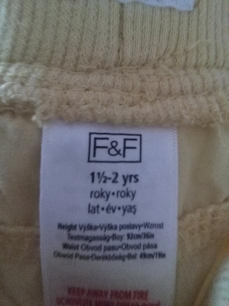 Letné nohavice 92, f&f,92