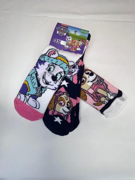 Hrubé ponožky paw patrol 3 pack, disney,24 - 33