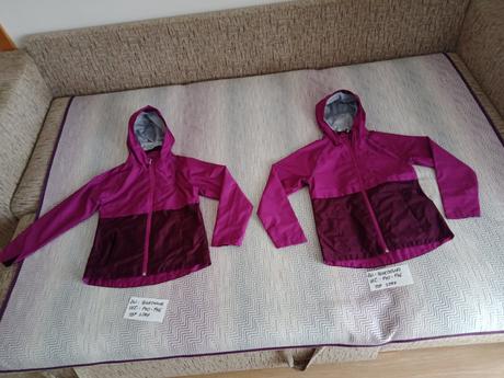Dievčenské nepremokavé bundy zn.quechua veľ.140, quechua,140