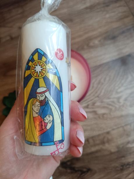 2x sviečka, anjelik a kvet, 