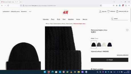 Zimné čiapky, súprava šál + čiapka, h&m
