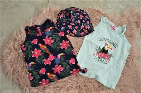 2x tričko+klobúk-110/116, tcm,110