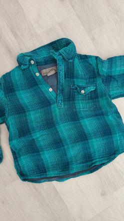 Tyrkysová chlapčenská košeľa 98, h&m,98