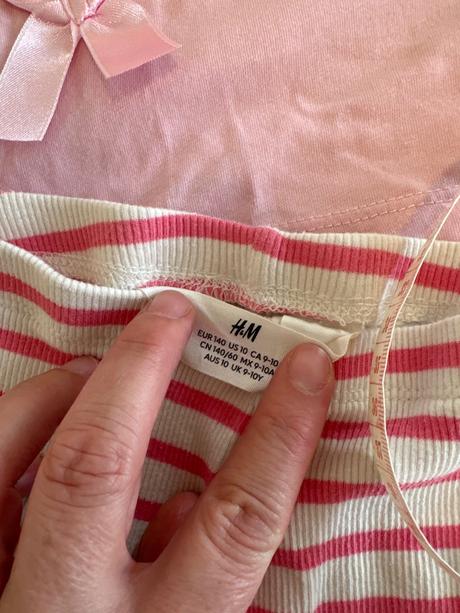 Tričko s kratasmi hm, h&m,134