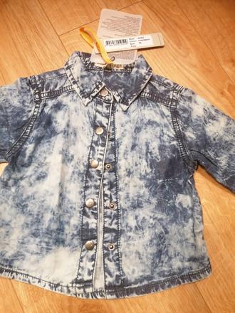 Small rags košeľa denim, 68