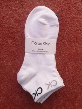 Calvin klein dámske ponožky 3 páry veľ. 37-41, calvin klein,37 / 38 / 39 / 40 / 42