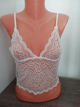 Bralet biely uni, 
