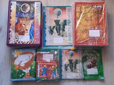 Skolske potreby nove, omalovanky, cena za ks maxim, 