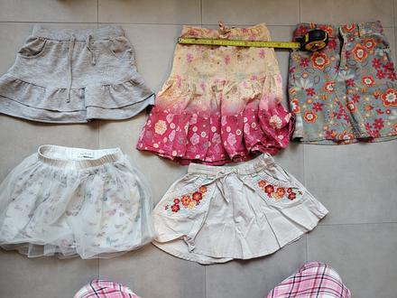 Letné krátke sukne - 5ks, h&m,122