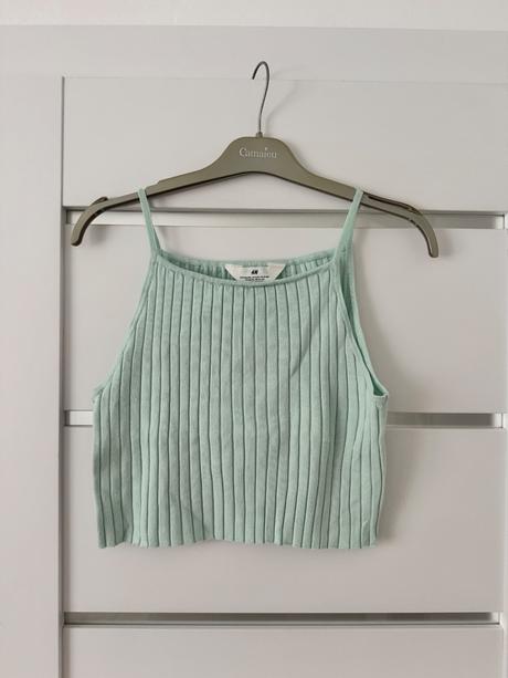 Vrubkovany top, h&m,146