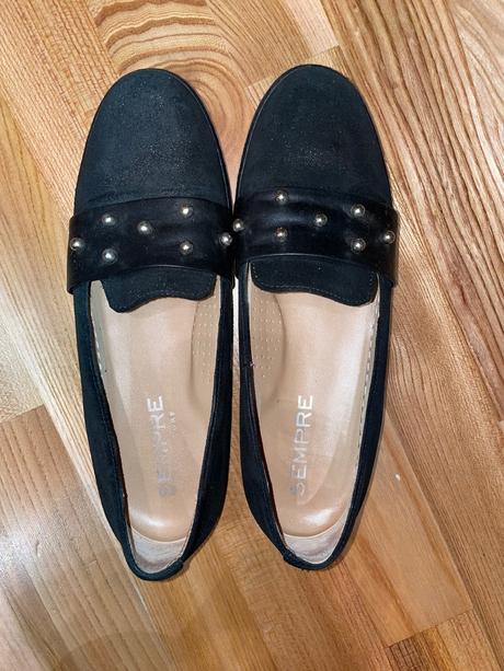 Baletky sempre - italy, kožené, 39