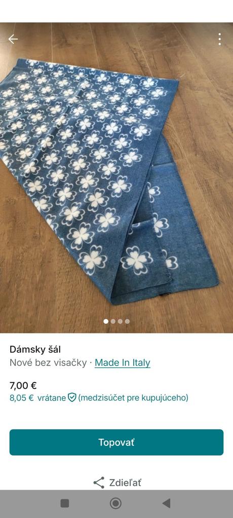 Dámsky široký šál, 