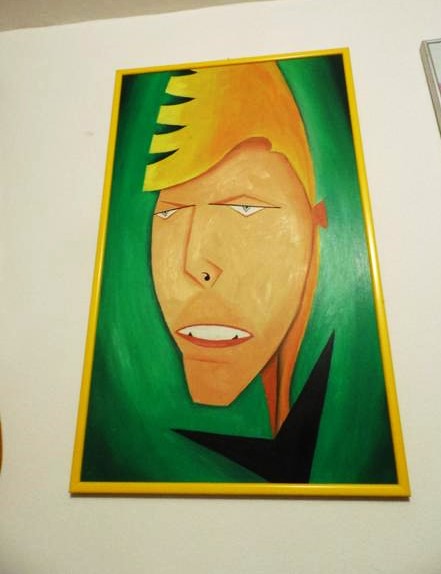 Boho obraz david bowie,