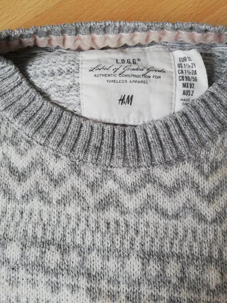 Predĺžený svetrik/šaty h&m, h&m,92