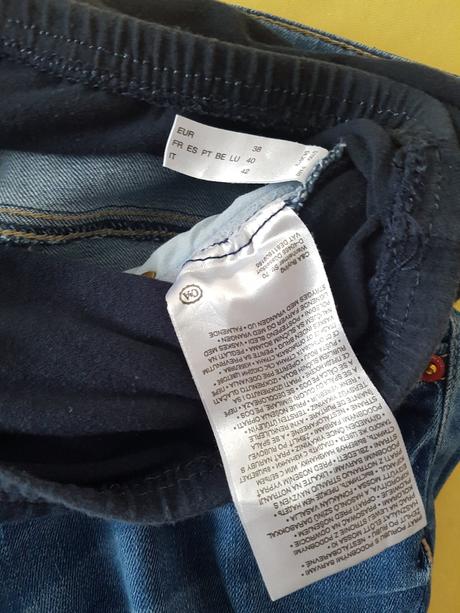 Tehotenské rifle h&m mama skinny a c&a, h&m,m