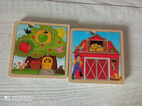 Vrstevne drevene puzzle, 