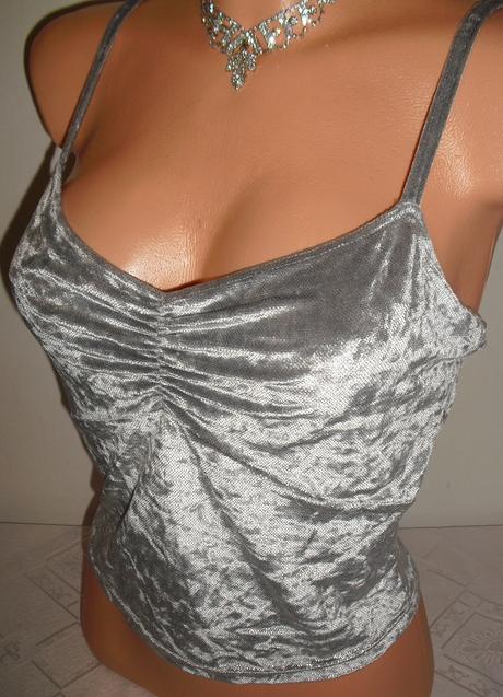 Sexy trblietavy gogo topik, xs