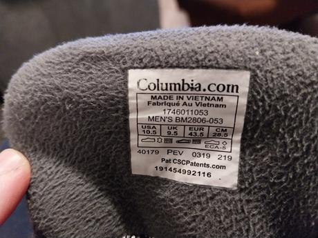 Zimne topánky, columbia,43