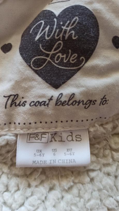 Detská bundička 5-6r, f&f,110