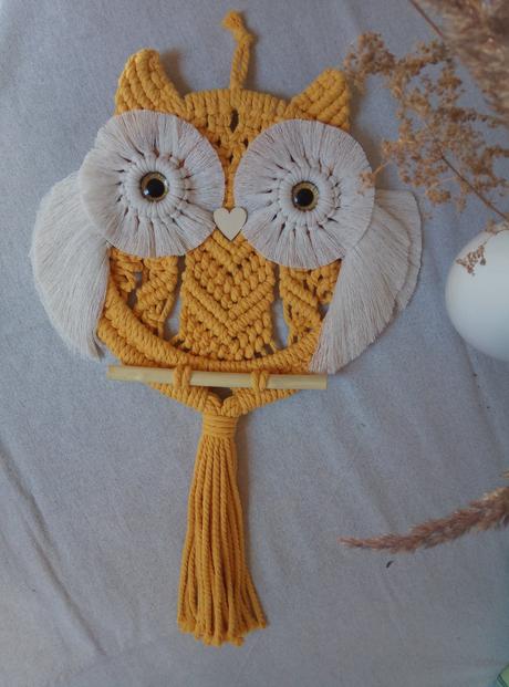 Macramé sovy rôzne,