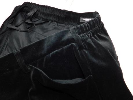 Luxusne kvalitne damske zamatove nohavice, 40