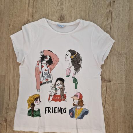 Tričko mayoral bavlnené biele, mayoral,164