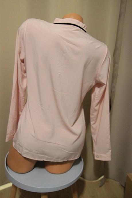 Bledo ružová elegantná blúzka, m, m