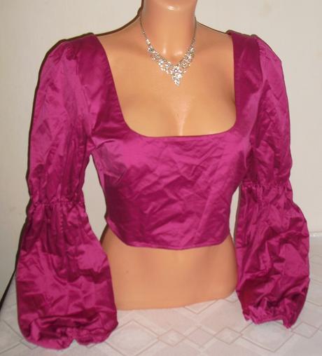 Hodvabno satenovy topik glassons, s