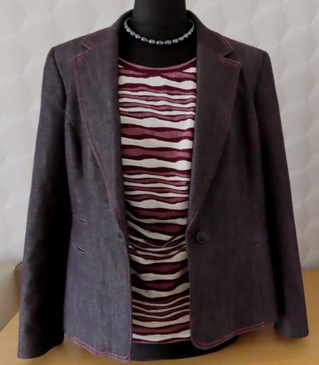 Dámsky blazer, riflové sako nine west, veľ. l, l