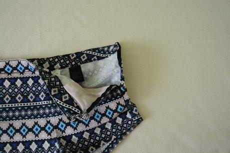 Kraťasy vzorované, h&m,38