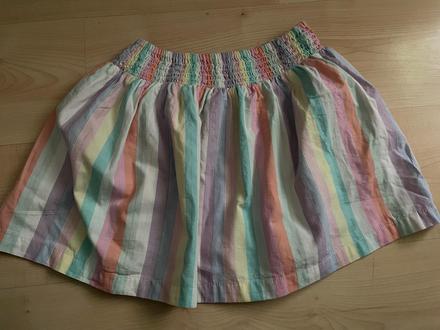 Suknička dúha 8-10 rokov, h&m,140