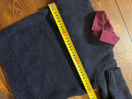 Vianočný svetrík s golierikom, f&f,98