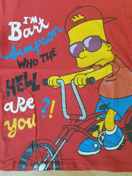 Tričko bart simpson č. 122 - top stav, 122