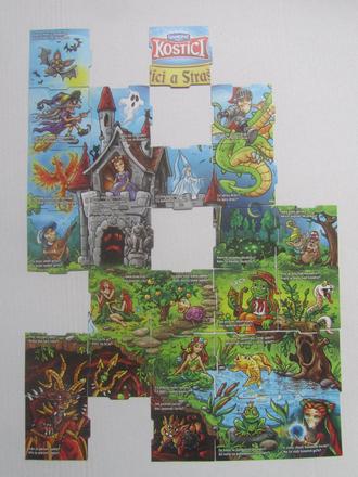 Mapa kostici a strasidla,