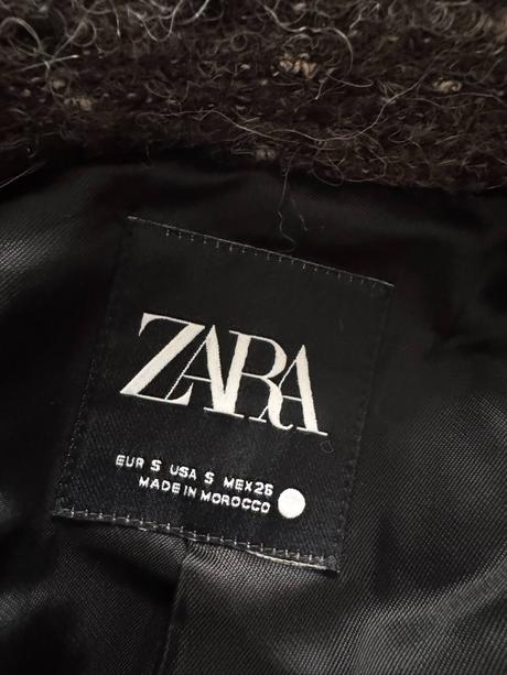 Zara - vlnený buklé kabát, zara,s