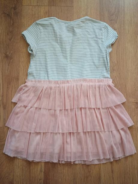 Šaty s trblietkami a tylom, lindex,104