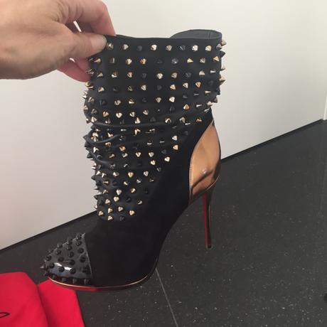 Christian louboutin spikes boots- ostnove čižmičky, 39