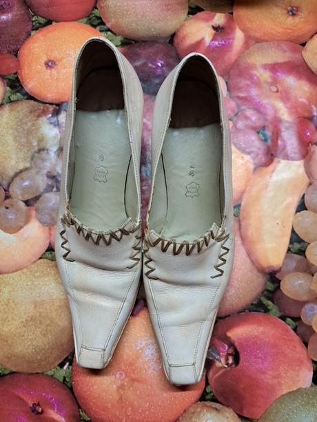 Dámske kožené lodičky, 38