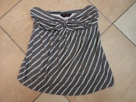 Balonikový top bez ramienok, miss selfridge,36