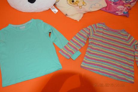 2 ks tričká s dlhym rukávom, lupilu,98