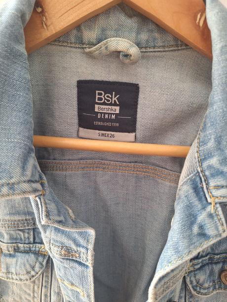 Bershka denim riflova bunda, bershka,s