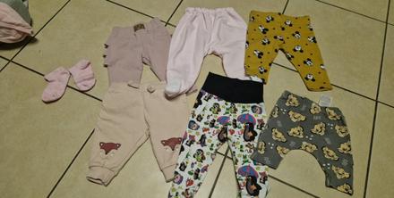 Tepláčiky /legínky 3-6m, 50–62