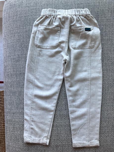 Ľanové nohavice, zara,110