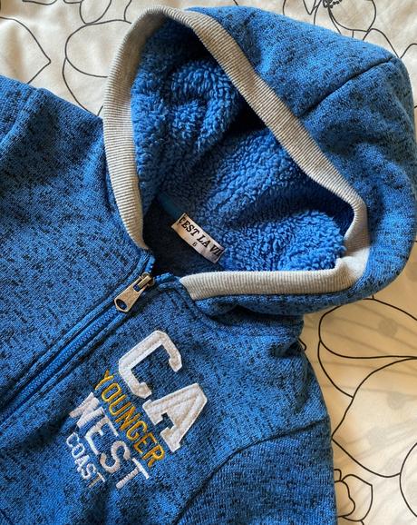 Teplá mikinka s kapuckou v. 116, 116