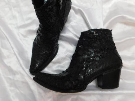 Luxusne damske glamurne kozačky, 36