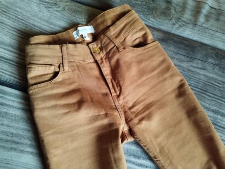 Horčicové nohavice, mango,38