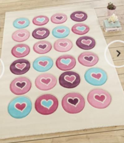 Krásny koberec pre dievčatá,