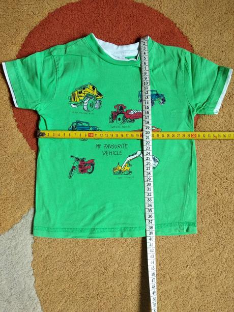 12ks detské letné tričká, 98