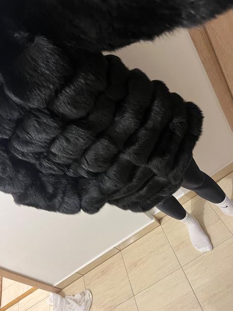 Pravy kožuch 6v1 s kapucňou, m