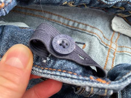 Rifľová sukňa l.o.g.g., h&m,122